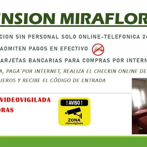 PENSION MIRAFLORES, hotel di Zaragoza