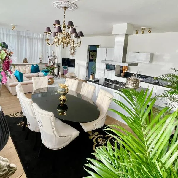 Luxury City Center apartment with Canal view 1 kingsize bed and 1 sleeping sofa, viešbutis Amsterdame