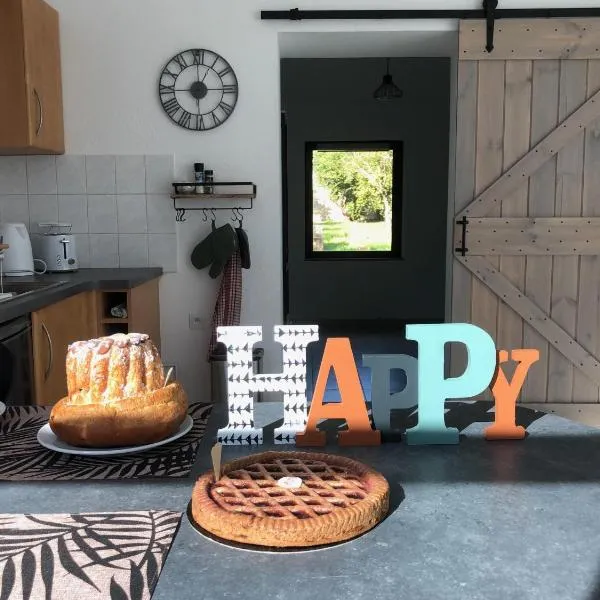 Loft 2 personnes Climatisé parking privé jardin，位于奥贝奈的酒店