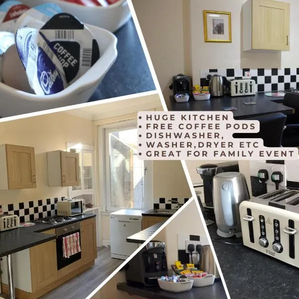 Large 2 Floor Apt near Beach & Train and Golf courses, hotel v destinaci Methil