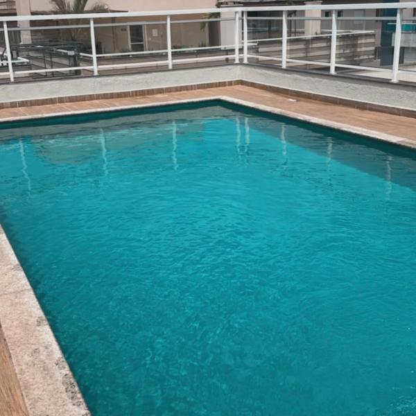 Apto Completo- 2quartos-Piscina Sauna-ar-condicionado Wi-Fi varanda gourmet-Sala de Jogos-Praia do Itagua -