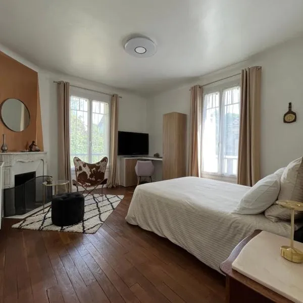 Chambre villa du sentier – hotel w mieście Pomponne