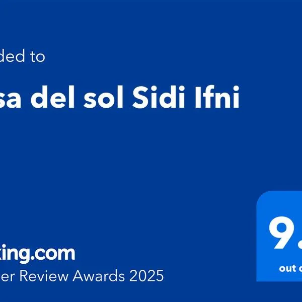 Casa del sol Sidi Ifni, hotel in Sidi Ifni