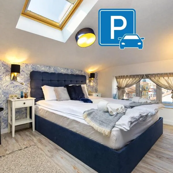Kapana Art Sky Studios Parking Included, hotel in Plovdiv