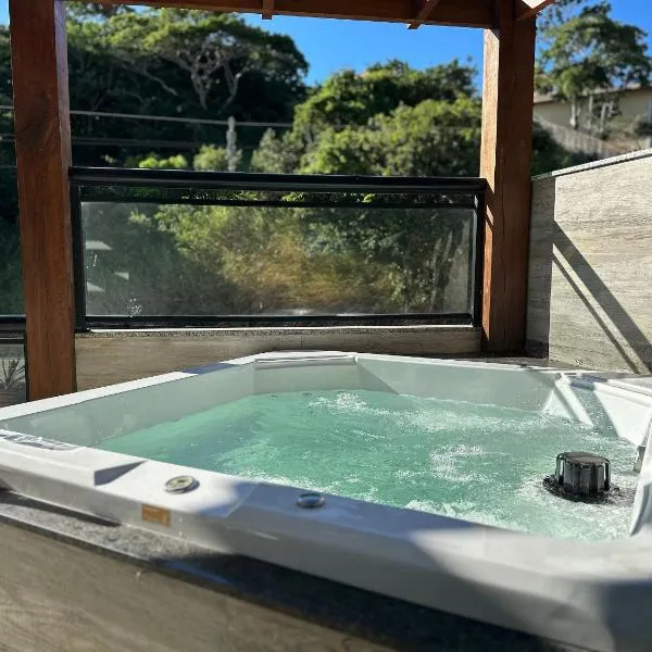 Casa com hidromassagem alguns passos da praia