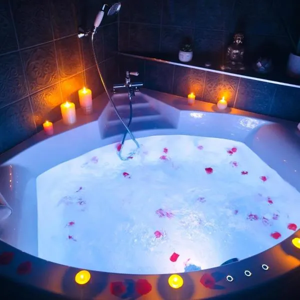 La jungle insolite, SPA, Écran cinéma, Lit à baldaquin king size, day use, 10 min centre, hotel in Amiens