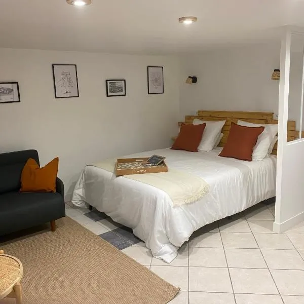appart studio RDC de maison avec extérieur proche Reims, hotel v destinaci Tinqueux