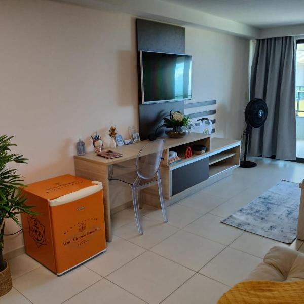 Flat Beira-mar em praia paradisíaca - Foto 5