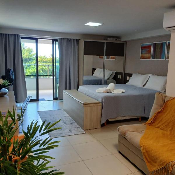 Flat Beira-mar em praia paradisíaca - Foto 2