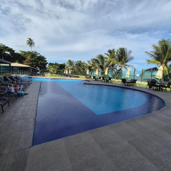 Flat Beira-mar em praia paradisíaca