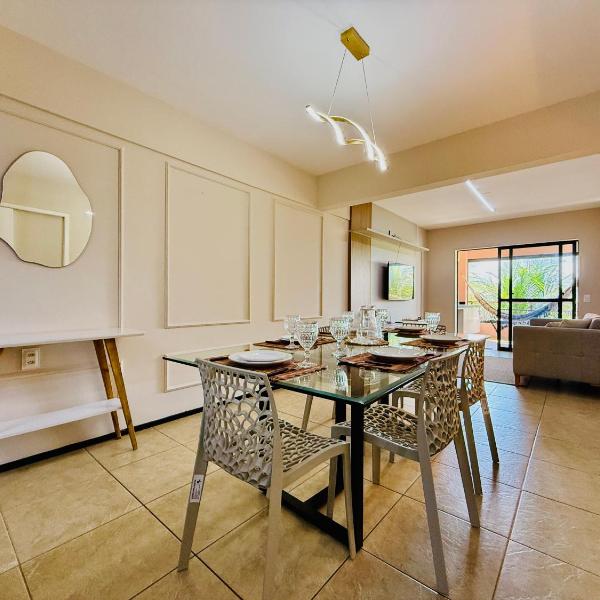 Flat Aquaville perto do Beachpark com 3 Suites