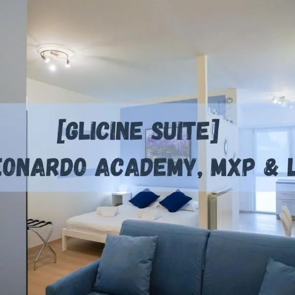 Glicine Suite Leonardo Academy, MXP & Laghi, hotel in Sesto Calende