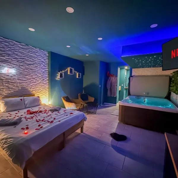 Love & Spa - Jacuzzi - Netflix - Métro - Wifi, hotel in Wasquehal