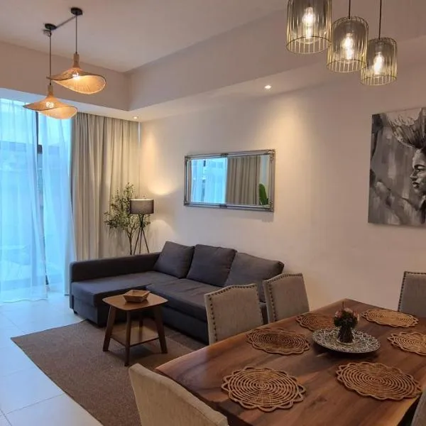 Bliss at the Fields, 5BR Villa with Garden in Meydan, hotel in Dubai