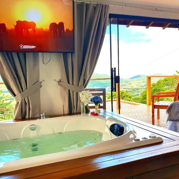 Recanto Pôr do Sol com banheira e lareira, hotel in Santo Amaro da Imperatriz