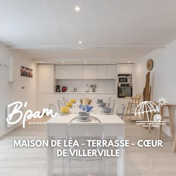 Maison de Léa - Terrasse - Cœur de Villerville, khách sạn ở Villerville