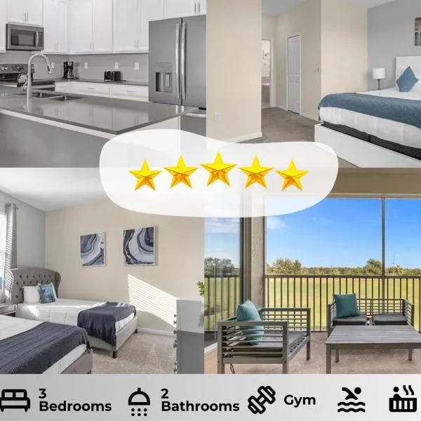 NEW Townhome 3 Bedrooms with 5 Beds l 2 Bathrooms, hotel in Kissimmee
