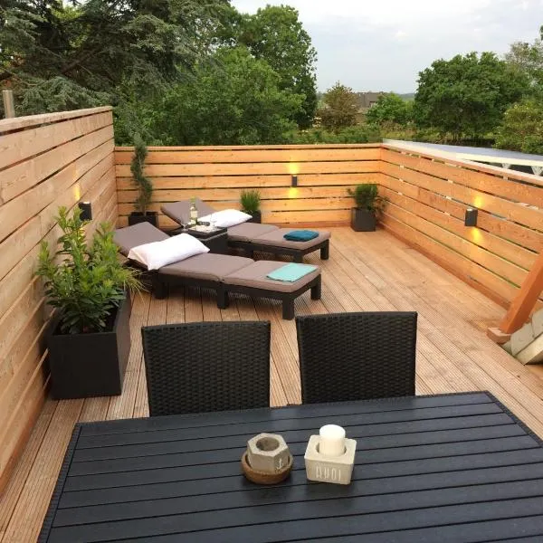 Ferienwohnung Friesenliebe in Almdorf、Almdorfのホテル