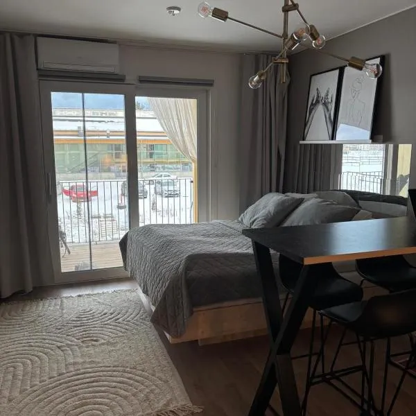 Modern studio apartment near the station, hotel v destinaci Järvenpää