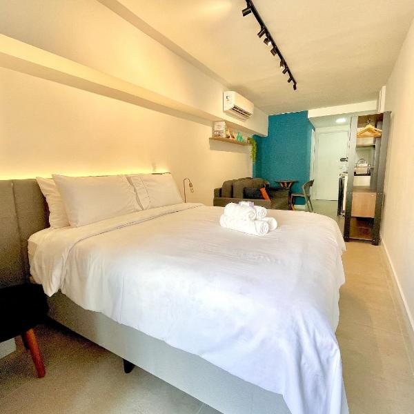Studio Leblon - Novo, varanda, piscina e gym. - Foto 2