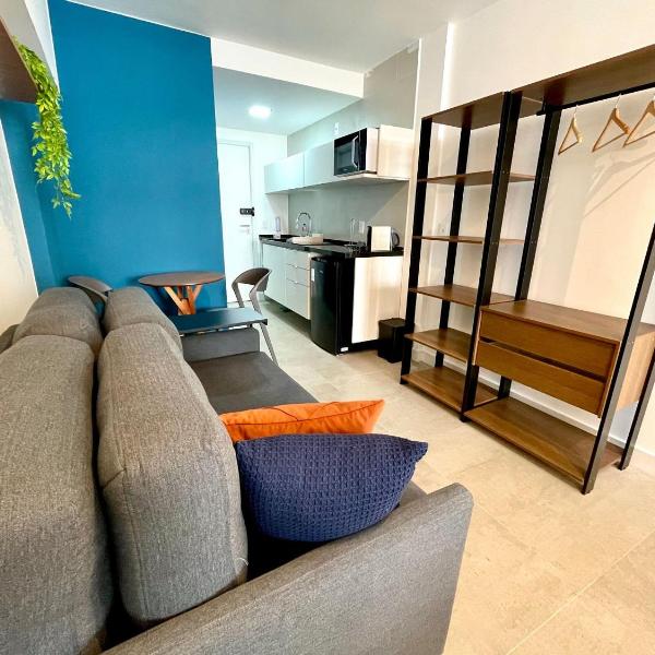Studio Leblon - Novo, varanda, piscina e gym. - Foto 5