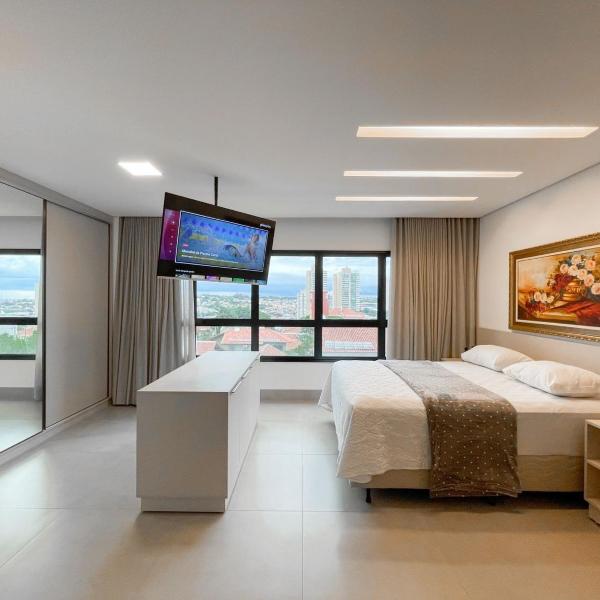 Flat com Cama Queen e Vista Panorâmica da Cidade - Foto 2