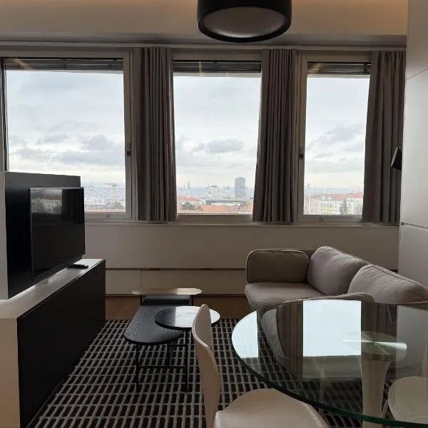 Modern City Apartment with Stunning Vienna Skyline Views, hotel in Vienna
