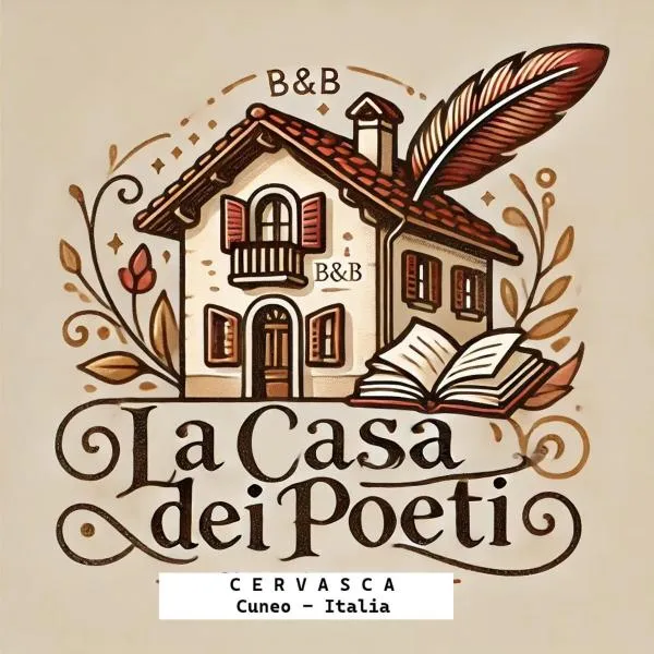 La casa dei poeti, hotel in Cervasca