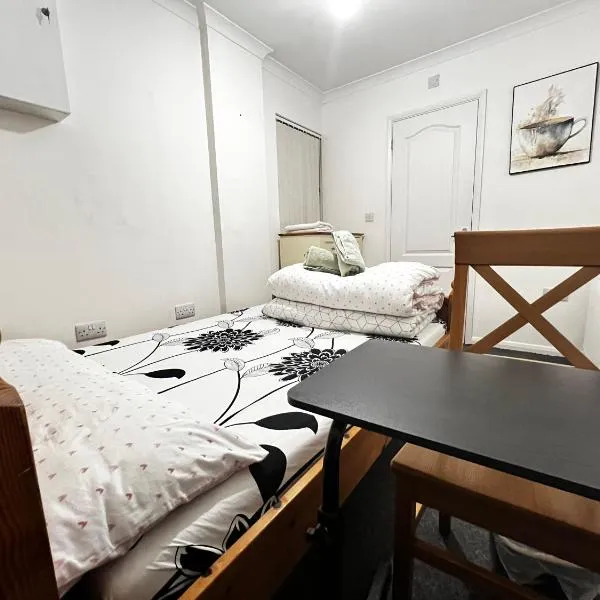 Best place in luton-D With private bathroom No kitchen access, hotel v Lutonu