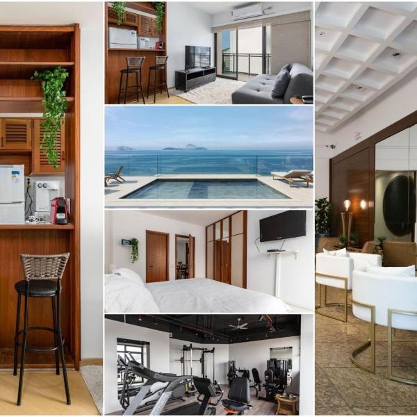 (1006) Apartamento 2 Suítes e Vista para o Cristo