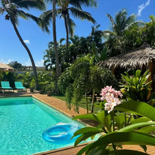 Le Petit Havre Tropical Guadeloupe, Gite, Massages & Spa、サン・フランソワのホテル