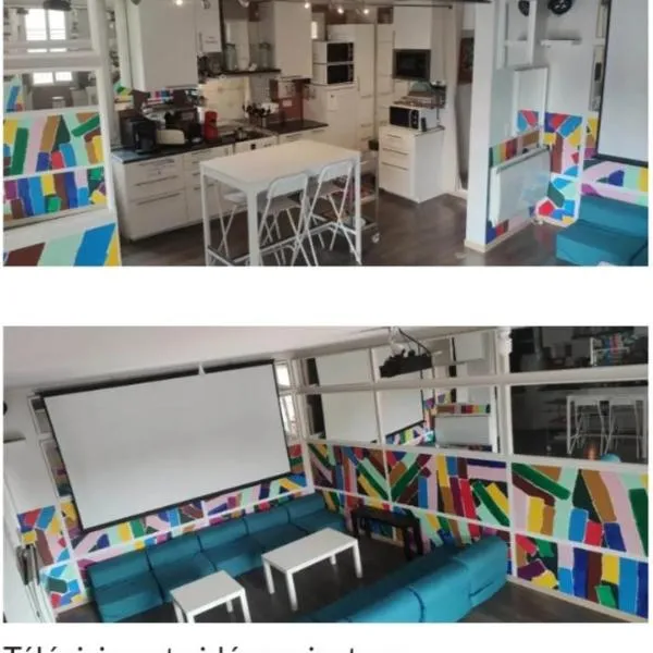logement chambre seul en supplément ou dortoir mixte, hotel v destinácii Roquemaure