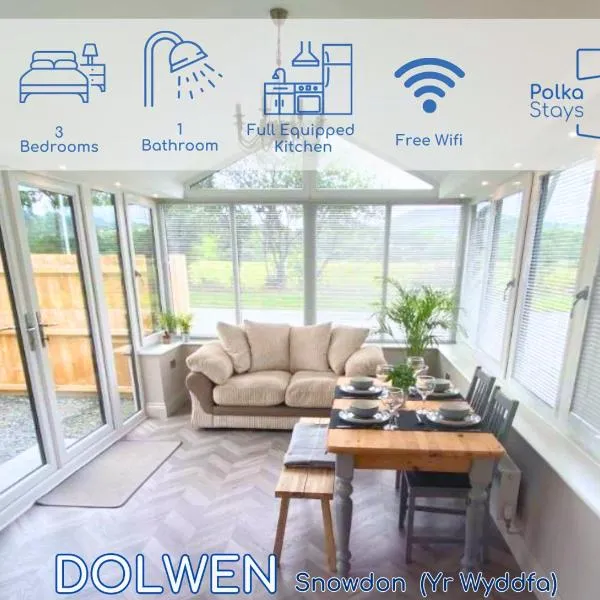 Dolwen Snowdonia Home by PolkaStays, hotel v destinácii Caernarfon