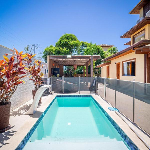 Bz85 Linda e confortável casa c/ Piscina, 200 m da praia!