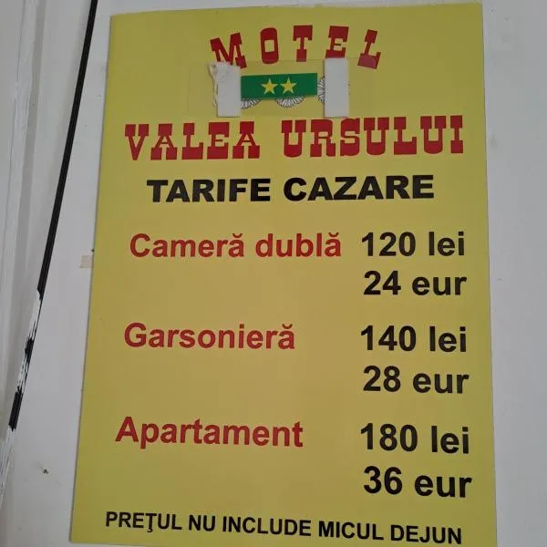 Pensiunea Valea Ursului, hotel v destinaci Bascov