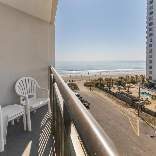 Ocean View King Suit at Landmark Heated Pools, hotel in Myrtle Beach