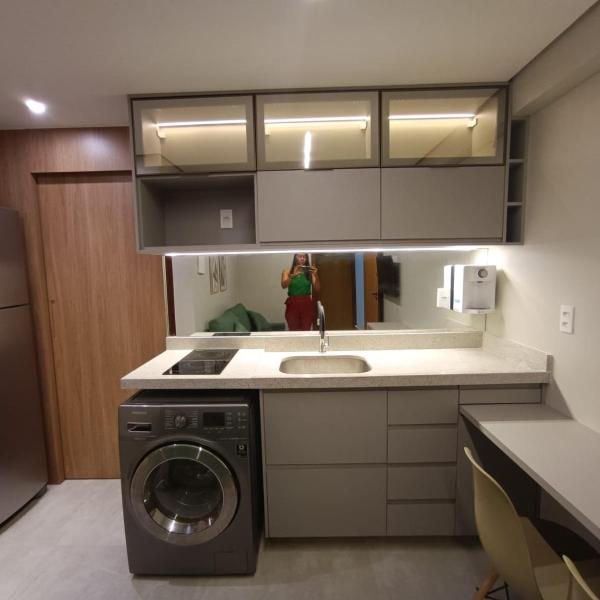 Apartamento um quarto e sala mobiliado - Foto 3