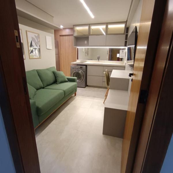 Apartamento um quarto e sala mobiliado - Foto 2