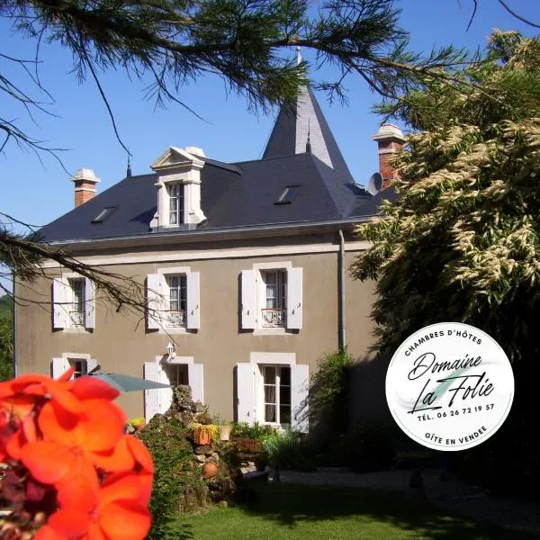 Logis La Folie, ξενοδοχείο σε Mareuil-sur-Lay