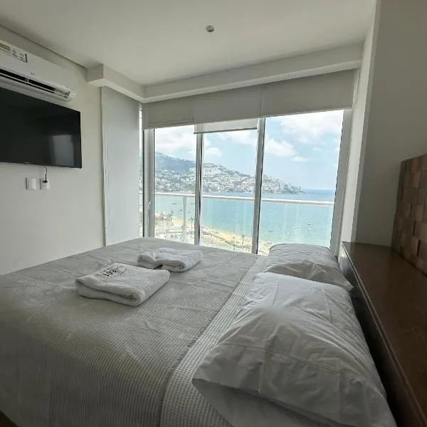 Departamento Moderno con Vista al Mar, hotel v Acapulcu