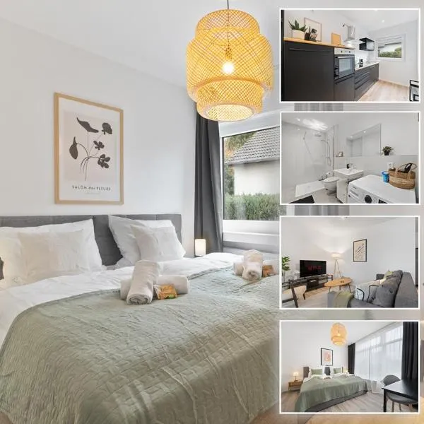 COMING HOME - Moderne Wohnung mit Nähe zu Köln Messe, Flughafen, Dom, Lanxess-Arena - schnelles WLAN, 2 Bäder, 2 kostenlose Parkplätze, Hotel in Bergisch Gladbach