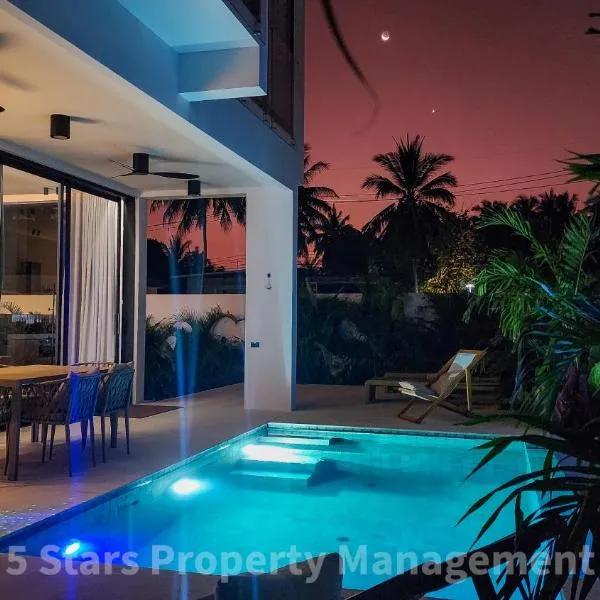 Coconut Lane's Secret Villa, Secluded, Spacious, Hi-tech, 2-floor, Priv Garden & Saltwater Pool, hotel di Ko Phangan