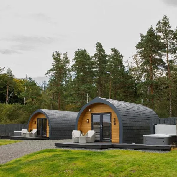 Shin View Pods, hotel v destinaci Lairg