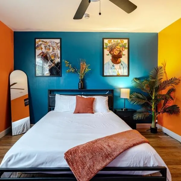 Comfortable 2 Bedroom Near Downtown Atl Sleeps 4 Free Parking, hotel in Atlanta