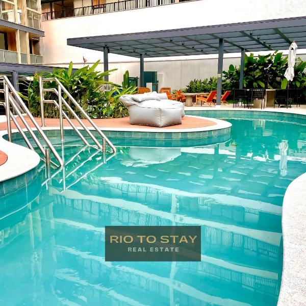 Studio Leblon - Moderno com piscina e academia.