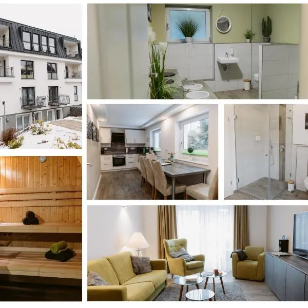 Charmante Ferienwohnung mit Sauna und Terrasse, готель у місті Вінтерберг
