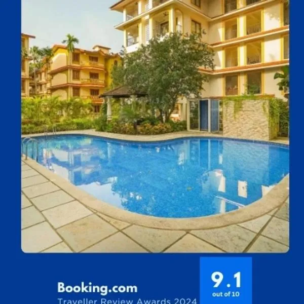 EKOSTAY - Belvedere Apartment, hotel v destinaci Goa