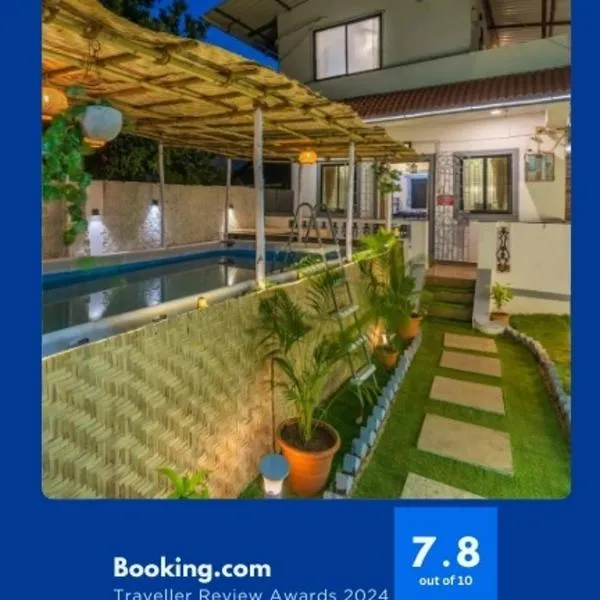 Ekostay - OCEAN CREST VILLA I 50 meters from Anjuna Beach, hotel v destinaci Vagator