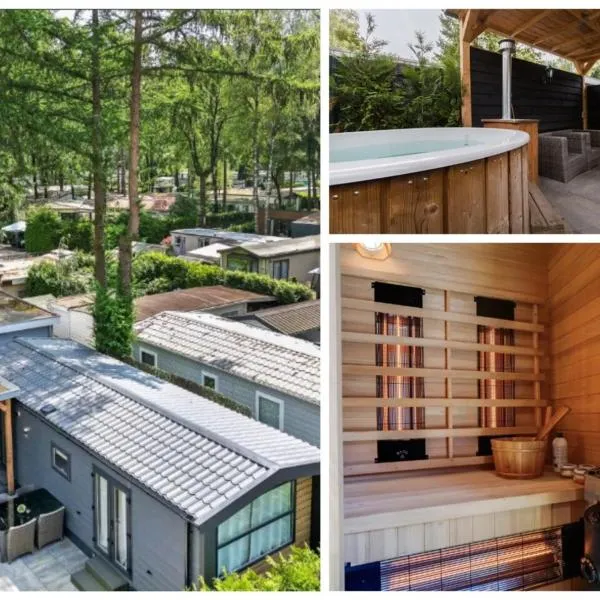 Luxe Chalet Veluwe Sauna en Hottub, hotel en Hoenderloo