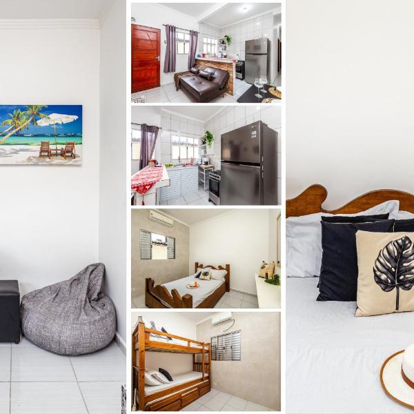 Casa com Ar Condicionado para até 6 Pessoas em Praia Grande